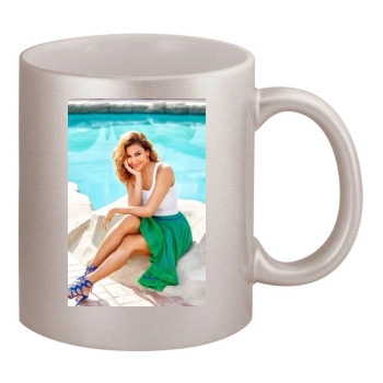 Eva Mendes 11oz Metallic Silver Mug