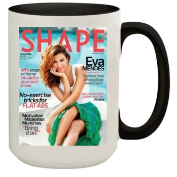 Eva Mendes 15oz Colored Inner & Handle Mug