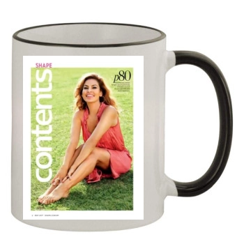 Eva Mendes 11oz Colored Rim & Handle Mug