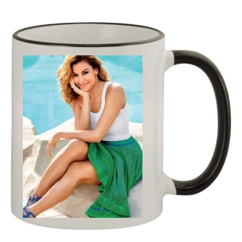 Eva Mendes 11oz Colored Rim & Handle Mug