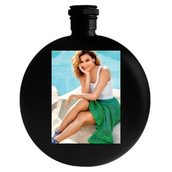 Eva Mendes Round Flask