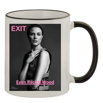 Evan Rachel Wood 11oz Colored Rim & Handle Mug