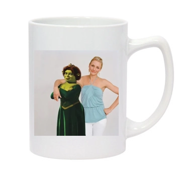 Cameron Diaz 14oz White Statesman Mug