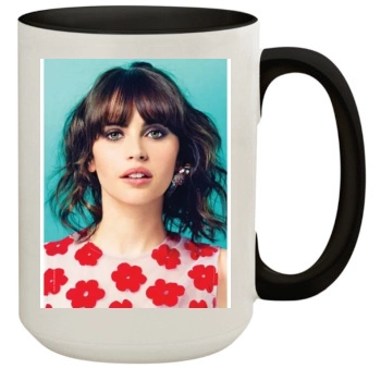 Felicity Jones 15oz Colored Inner & Handle Mug