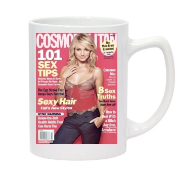 Cameron Diaz 14oz White Statesman Mug