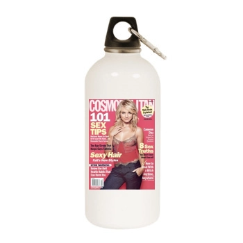 Cameron Diaz White Water Bottle With Carabiner