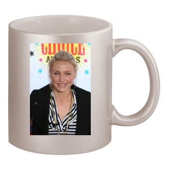 Cameron Diaz 11oz Metallic Silver Mug