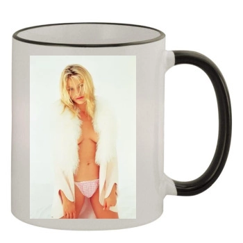 Cameron Diaz 11oz Colored Rim & Handle Mug