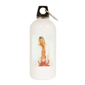 Cameron Diaz White Water Bottle With Carabiner