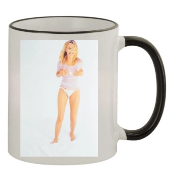 Cameron Diaz 11oz Colored Rim & Handle Mug