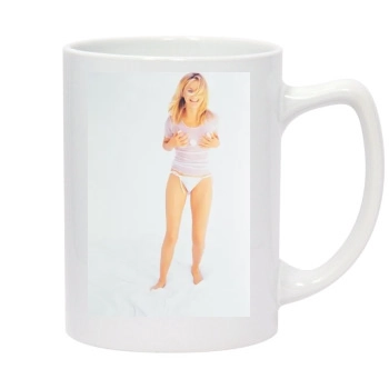 Cameron Diaz 14oz White Statesman Mug