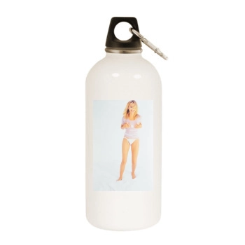 Cameron Diaz White Water Bottle With Carabiner