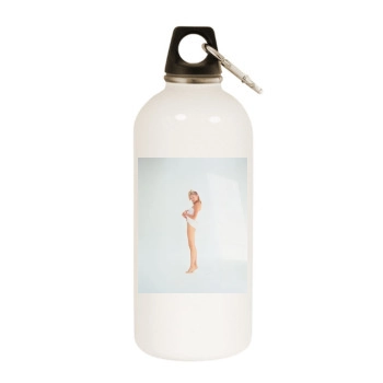 Cameron Diaz White Water Bottle With Carabiner