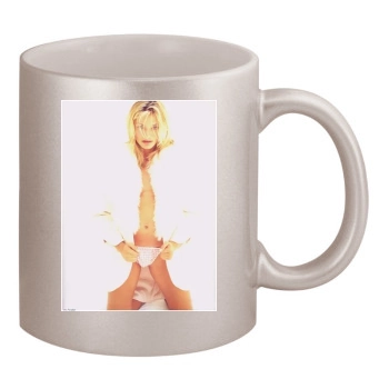 Cameron Diaz 11oz Metallic Silver Mug