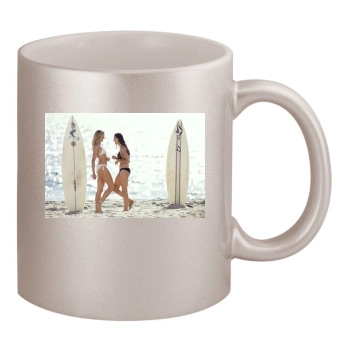 Cameron Diaz 11oz Metallic Silver Mug