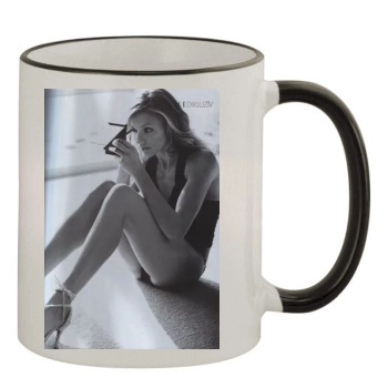 Cameron Diaz 11oz Colored Rim & Handle Mug