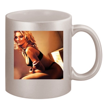 Cameron Diaz 11oz Metallic Silver Mug