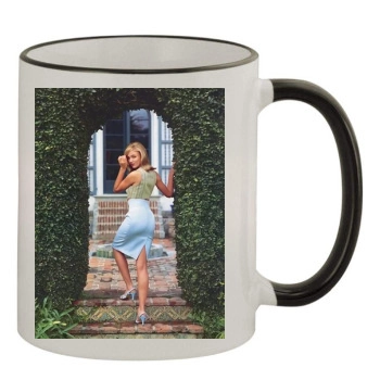 Cameron Diaz 11oz Colored Rim & Handle Mug