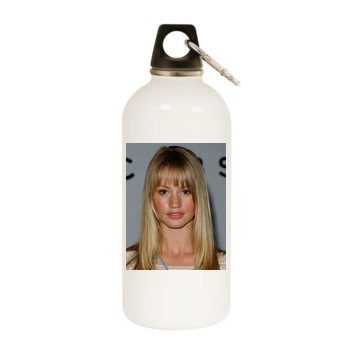 Cameron Richardson White Water Bottle With Carabiner