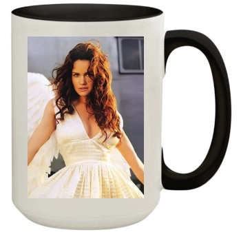 Carla Gugino 15oz Colored Inner & Handle Mug