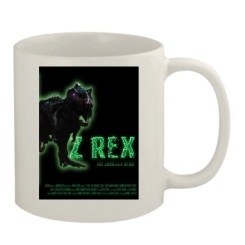 Z Rex The Jurassic Dead 2017 11oz White Mug