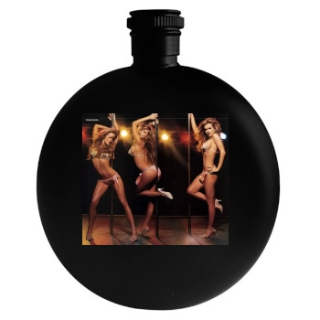 Carmen Electra Round Flask