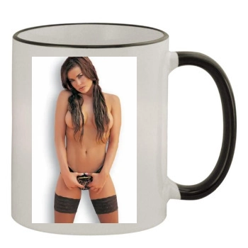 Carmen Electra 11oz Colored Rim & Handle Mug