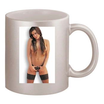 Carmen Electra 11oz Metallic Silver Mug