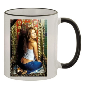 Carmen Electra 11oz Colored Rim & Handle Mug