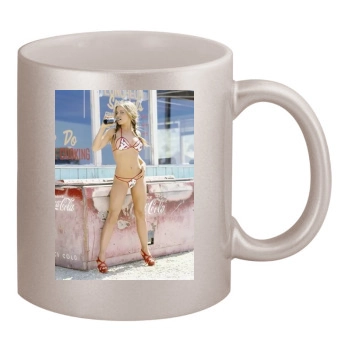 Carmen Electra 11oz Metallic Silver Mug