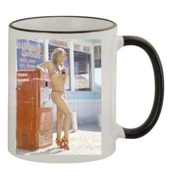 Carmen Electra 11oz Colored Rim & Handle Mug