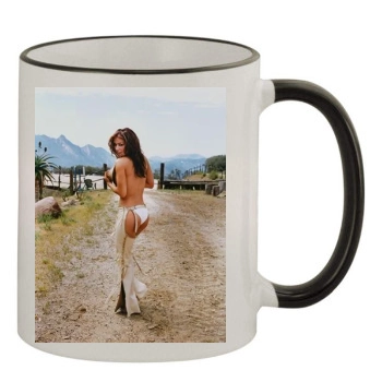 Carmen Electra 11oz Colored Rim & Handle Mug