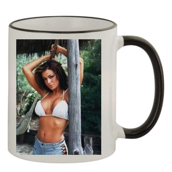 Carmen Electra 11oz Colored Rim & Handle Mug