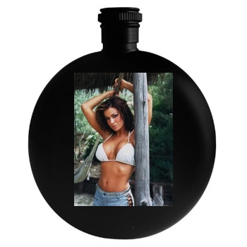 Carmen Electra Round Flask