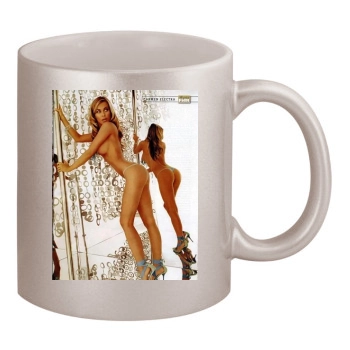 Carmen Electra 11oz Metallic Silver Mug