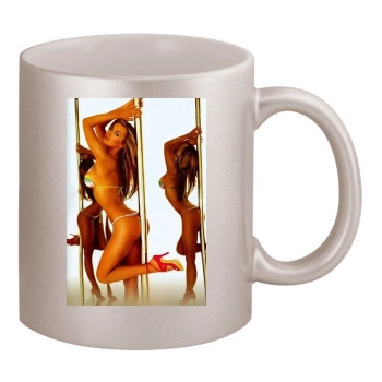 Carmen Electra 11oz Metallic Silver Mug