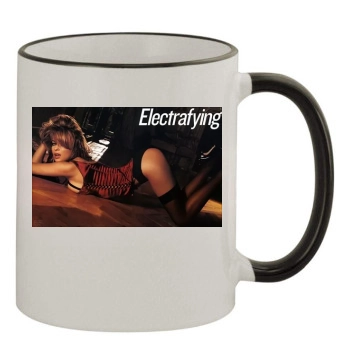 Carmen Electra 11oz Colored Rim & Handle Mug