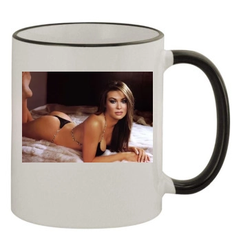 Carmen Electra 11oz Colored Rim & Handle Mug