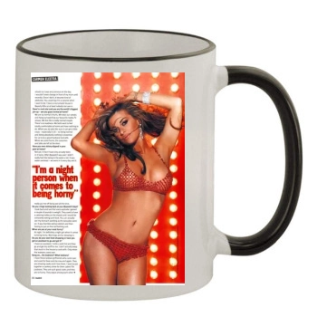 Carmen Electra 11oz Colored Rim & Handle Mug