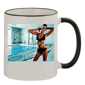 Carmen Kass 11oz Colored Rim & Handle Mug