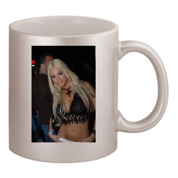 Carmen Luvana 11oz Metallic Silver Mug