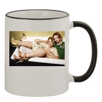 Jaime King 11oz Colored Rim & Handle Mug