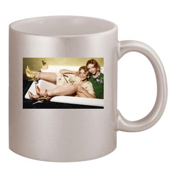 Jaime King 11oz Metallic Silver Mug