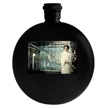 Carrie Fisher Round Flask