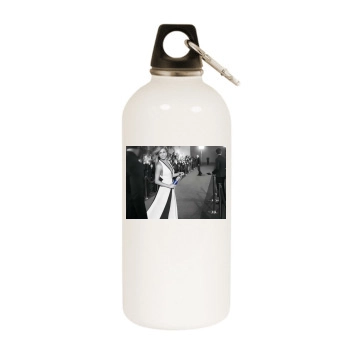 Jennifer Aniston White Water Bottle With Carabiner