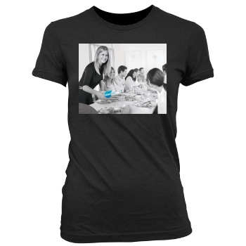 Jennifer Aniston Women's Junior Cut Crewneck T-Shirt