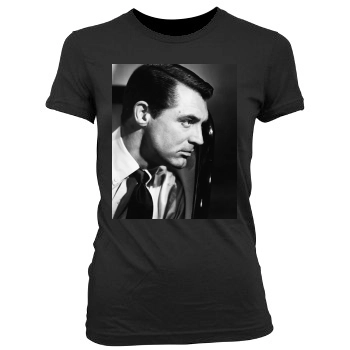 Cary Grant Women's Junior Cut Crewneck T-Shirt