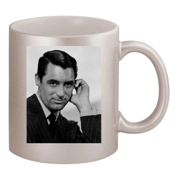 Cary Grant 11oz Metallic Silver Mug