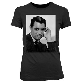 Cary Grant Women's Junior Cut Crewneck T-Shirt