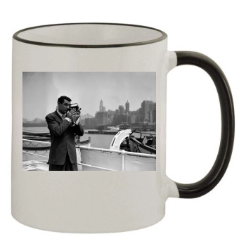 Cary Grant 11oz Colored Rim & Handle Mug